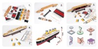 Puzzle 3D-constructor Cubic Fun Titanic Small (T4012h) imaginea #5 — magazin online Desire.md