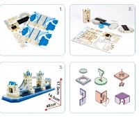 Puzzle 3D-constructor Cubic Fun Tower Bridge (3C238h) imaginea #5 — magazin online Desire.md