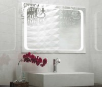 Oglindă baie cu iluminare LED O'Virro Berta 60x100