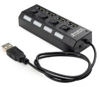 USB Кабель Gembird UHB-U2P4-02 Black