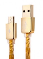 USB Кабель Remax Micro cable Gold фото №1 — интернет-магазин Desire.md