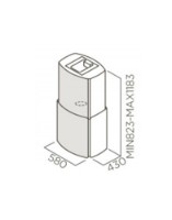 Hota Elica Chrome EDS IX/A/58 imaginea #3 — magazin online Desire.md