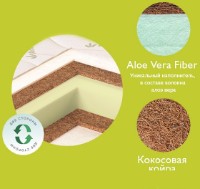 Матрас детский Plitex Aloe Vera Ring (AB-19/1) фото №3 — интернет-магазин Desire.md