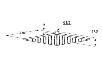 Душевая головка Kludi A-QA Qatro (6443005-00) фото №2 — интернет-магазин Desire.md