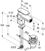 Смеситель для биде Kludi E2 (492160575) фото №2 — интернет-магазин Desire.md
