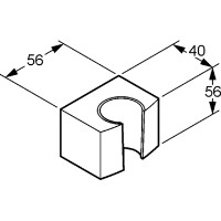 Душевой держатель Kludi Joop (5555105-00) фото №2 — интернет-магазин Desire.md