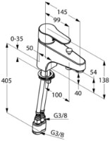 Baterie pentru cadă Kludi Objekta (326850575) imaginea #2 — magazin online Desire.md