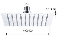 Cap de duș Remer 357UFS40 imaginea #2 — magazin online Desire.md