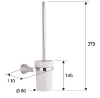 Ершик для унитаза Remer DE 66 фото №2 — интернет-магазин Desire.md