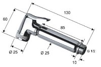Гигиенический душ Remer Lux 332OL фото №3 — интернет-магазин Desire.md