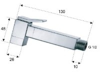Гигиенический душ Remer Square 332OS фото №3 — интернет-магазин Desire.md
