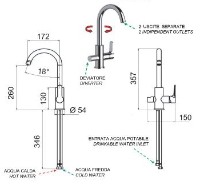 Baterie bucătărie Remer Winner W79DW imaginea #2 — magazin online Desire.md