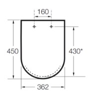 Capac de toaletă Roca Meridian-N (A8012A0000) imaginea #2 — magazin online Desire.md