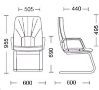 Scaun de birou Новый стиль Manager CF Steel Eco-30 imaginea #2 — magazin online Desire.md