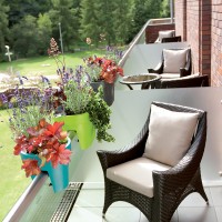 Цветочный горшок Prosperplast Lofly (DLOFC600-4O5U) фото №3 — интернет-магазин Desire.md