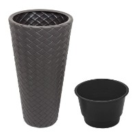 Цветочный горшок Prosperplast Matuba Slim (DPMT400-44OU) фото №2 — интернет-магазин Desire.md