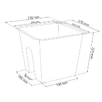 Ghiveci Prosperplast Ratolla DRLB280-7529U imaginea #2 — magazin online Desire.md