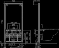 Инсталляции для биде Alcaplast A105/1120 (87855) фото №2 — интернет-магазин Desire.md