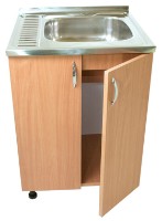 Кухонная тумба под мойку Sanmaximus Stand 60x45 Beech фото №2 — интернет-магазин Desire.md