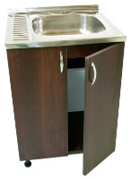 Кухонная тумба под мойку Sanmaximus Stand 60x45 Walnut фото №2 — интернет-магазин Desire.md