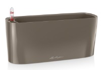 Ghiveci Lechuza Delta Premium 10 Shiny Taupe imaginea #1 — magazin online Desire.md