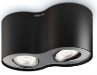 Spot Philips myLiving Black 53302/30/16
