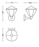 Уличный светильник Philips myGarden Robin 15470/30/16 фото №3 — интернет-магазин Desire.md