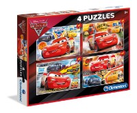 Puzzle Clementoni 4in1 Cars 3 (07611)