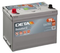 Acumulatoar auto Deta DA755 Senator 3