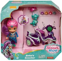 Păpușa Fisher Price Shimmer and Shine Zeta's Scooter (FHN31)