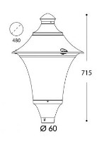 Aplică exterior Fumagalli Remo (R50000000AXE27F) imaginea #2 — magazin online Desire.md