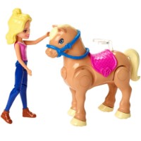 Păpușa Barbie Poney Ride On the Go (FHV66)