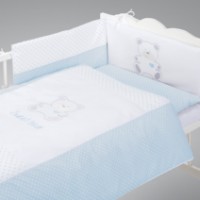 Lenjerie de pat pentru copii Albero Mio Sweet Bear Blue (C-5 H168)