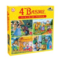 Puzzle Noriel 4in1 4 Basme Mici (NOR2457) imaginea #1 — magazin online Desire.md