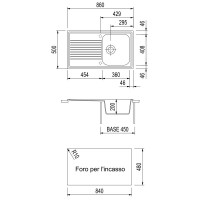 Кухонная мойка Plados Atlantic PL0861 UG98 Polar White фото №4 — интернет-магазин Desire.md
