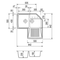 Кухонная мойка Plados Harmony HRA832 UG98 Polar White фото №2 — интернет-магазин Desire.md