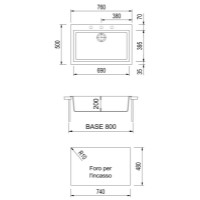 Chiuvetă de bucătărie Plados One ON7610 UG98 Polar White imaginea #3 — magazin online Desire.md