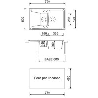 Кухонная мойка Plados Roxana HR0791 UG98 Polar White фото №2 — интернет-магазин Desire.md