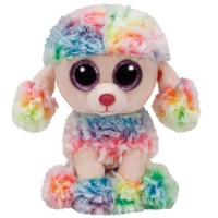 Мягкая игрушка Ty Poofie Multicolor Poodle 15cm (TY37223)