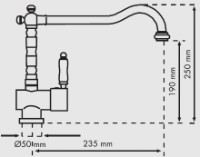 Смеситель для кухни Plados Mixold UG95 Ebony Black фото №2 — интернет-магазин Desire.md