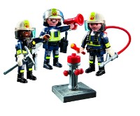 Figura Eroului Playmobil City Action: Fire rescue crew (5366)