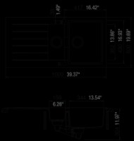 Кухонная мойка Schock Primus D-150 Asphalt фото №2 — интернет-магазин Desire.md