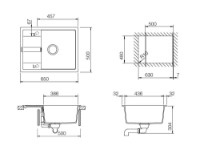 Кухонная мойка Schock Ronda D-100L Croma фото №2 — интернет-магазин Desire.md