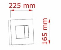 Кнопка смыва Visam Efes (A220-002) фото №2 — интернет-магазин Desire.md