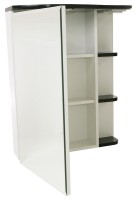 Шкаф с зеркалом Sanmaximus 600 Shelf Black фото №2 — интернет-магазин Desire.md
