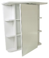Шкаф с зеркалом Sanmaximus 700 Shelf White фото №2 — интернет-магазин Desire.md