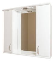 Шкаф с зеркалом Sanmaximus 800 White фото №1 — интернет-магазин Desire.md