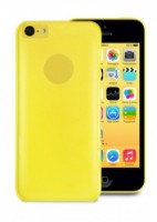Husa de protecție Puro Crystal Cover for iPhone 5C Yellow (IPCCCRYYEL)