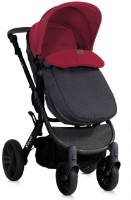 Коляска Lorelli Luna Black&Red фото №2 — интернет-магазин Desire.md