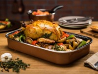 Tava de copt Delimano Stone Legend CopperLux Roaster 40x25cm imaginea #2 — magazin online Desire.md